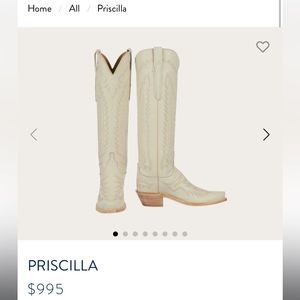 Lucchese Pricilla boot!! NEVER WORN - brand new